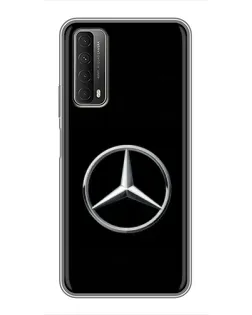 Чехол для Huawei P Smart 2021 с картинкой «Mercedes классический лого»