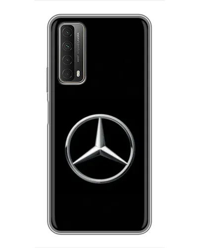 Чехол для Huawei P Smart 2021 с картинкой «Mercedes классический лого»