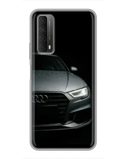 Чехол для Huawei P Smart 2021 с картинкой «Audi — детализация кузова» Чехол для Huawei P Smart 2021 с картинкой «Audi — детализация кузова»