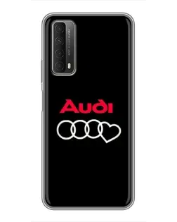 Чехол для Huawei P Smart 2021 с картинкой «Логотип Audi Heart» Чехол для Huawei P Smart 2021 с картинкой «Логотип Audi Heart»