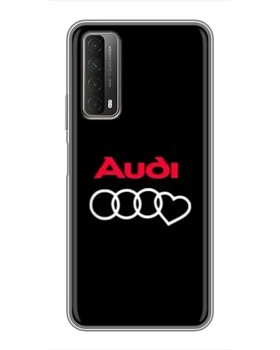 Чехол для Huawei P Smart 2021 с картинкой «Логотип Audi Heart»