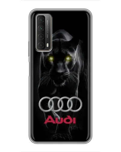 Чехол для Huawei P Smart 2021 с картинкой «Пантера и Audi»