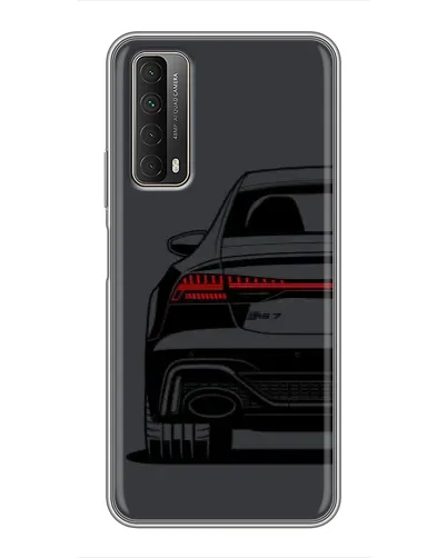 Чехол для Huawei P Smart 2021 с картинкой «Задняя часть Audi — арт»