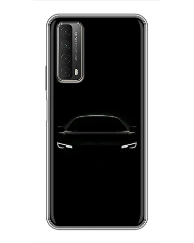Чехол для Huawei P Smart 2021 с картинкой «Взгляд Audi в темноте»