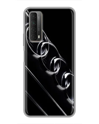 Чехол для Huawei P Smart 2021 с картинкой «Audi — абстрактные кольца»