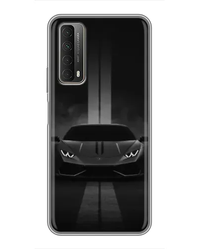 Чехол для Huawei P Smart 2021 с картинкой «Lamborghini симметрия дорог»