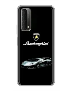 Чехол для Huawei P Smart 2021 с картинкой «Логотип Lamborghini классика» Чехол для Huawei P Smart 2021 с картинкой «Логотип Lamborghini классика»