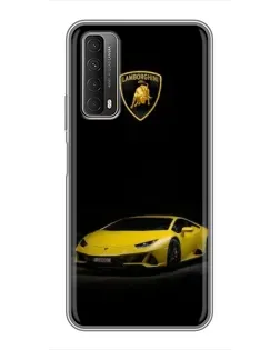 Чехол для Huawei P Smart 2021 с картинкой «Lamborghini желтый акцент» Чехол для Huawei P Smart 2021 с картинкой «Lamborghini желтый акцент»
