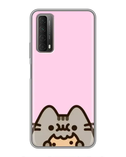 Чехол для Huawei P Smart 2021 с картинкой «Pusheen и печенье» Чехол для Huawei P Smart 2021 с картинкой «Pusheen и печенье»