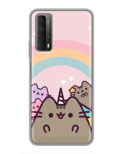 Чехол для Huawei P Smart 2021 с картинкой «Единорог Pusheen» Чехол для Huawei P Smart 2021 с картинкой «Единорог Pusheen»