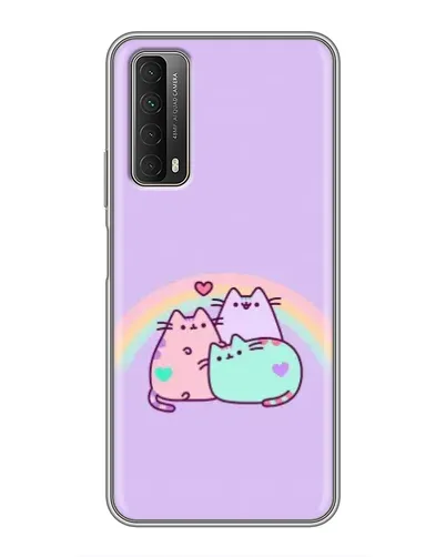 Чехол для Huawei P Smart 2021 с картинкой «Радужные Пушины» Чехол для Huawei P Smart 2021 с картинкой «Радужные Пушины»