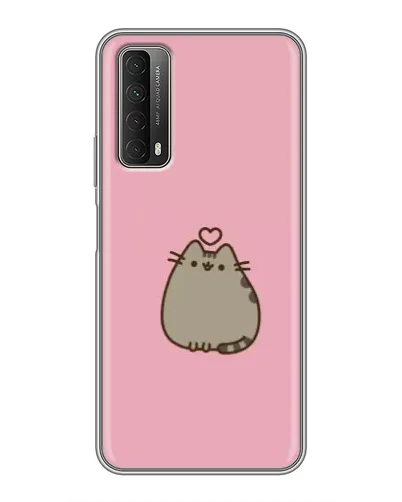 Чехол для Huawei P Smart 2021 с картинкой «Pusheen сердце» Чехол для Huawei P Smart 2021 с картинкой «Pusheen сердце»