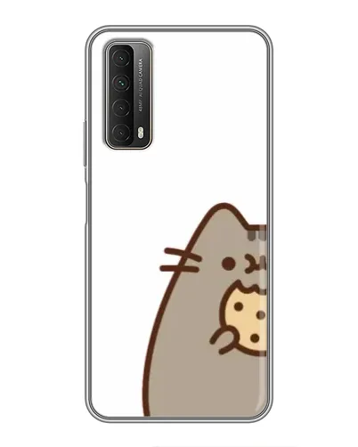 Чехол для Huawei P Smart 2021 с картинкой «Пушин с печеньем» Чехол для Huawei P Smart 2021 с картинкой «Пушин с печеньем»