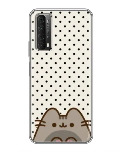 Чехол для Huawei P Smart 2021 с картинкой «Пушин в горошек» Чехол для Huawei P Smart 2021 с картинкой «Пушин в горошек»
