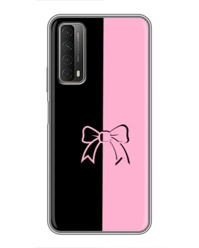 Чехол для Huawei P Smart 2021 с картинкой «Половинки банта»