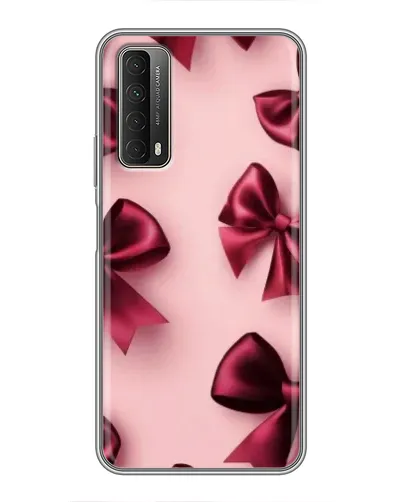 Чехол для Huawei P Smart 2021 с картинкой «Бордовый атлас»