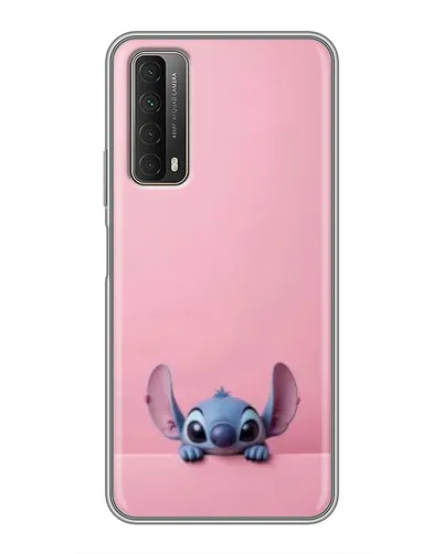 Чехол для Huawei P Smart 2021 с картинкой «Stitch выглядывает»
