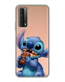 Чехол для Huawei P Smart 2021 с картинкой «Стич ест шоколад» Чехол для Huawei P Smart 2021 с картинкой «Стич ест шоколад»