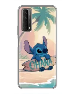 Чехол для Huawei P Smart 2021 с картинкой «Стич на серфе» Чехол для Huawei P Smart 2021 с картинкой «Стич на серфе»