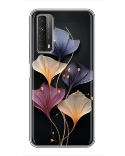 Чехол для Huawei P Smart 2021 с картинкой «Лиловые цветы грации» Чехол для Huawei P Smart 2021 с картинкой «Лиловые цветы грации»