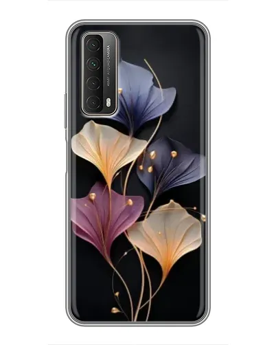 Чехол для Huawei P Smart 2021 с картинкой «Лиловые цветы грации»