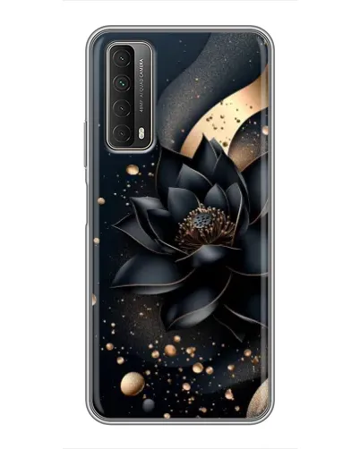 Чехол для Huawei P Smart 2021 с картинкой «Черный лотос»