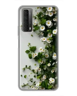 Чехол для Huawei P Smart 2021 с картинкой «Ветка мелких белых цветов» Чехол для Huawei P Smart 2021 с картинкой «Ветка мелких белых цветов»