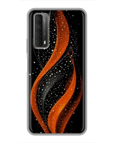 Чехол для Huawei P Smart 2021 с картинкой «Огненная звездная волна»