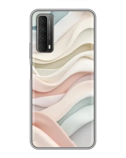 Чехол для Huawei P Smart 2021 с картинкой «Пастельные нежные волны»