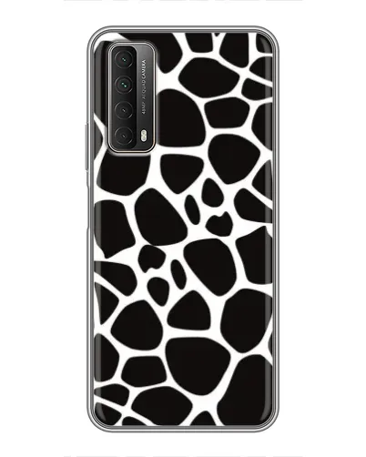 Чехол для Huawei P Smart 2021 с картинкой «Черно-белый жираф»