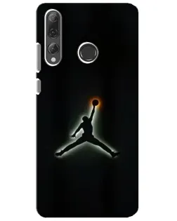 Чехол для Huawei P Smart Plus 2019 с картинкой «Jordan Gradient Logo»