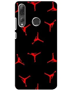 Чехол для Huawei P Smart Plus 2019 с картинкой «Jordan Red Pattern»