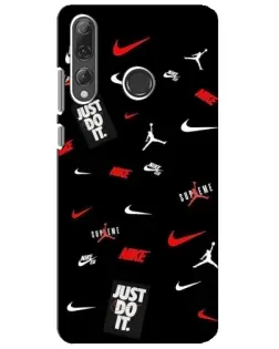 Чехол для Huawei P Smart Plus 2019 с картинкой «Nike Mix Pattern»