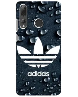 Чехол для Huawei P Smart Plus 2019 с картинкой «Adidas Trefoil Blue»
