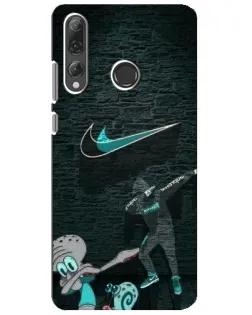 Чехол для Huawei P Smart Plus 2019 с картинкой «Спортивный арт Nike»