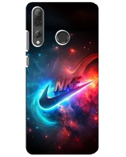Чехол для Huawei P Smart Plus 2019 с картинкой «Огненный логотип Nike» Чехол для Huawei P Smart Plus 2019 с картинкой «Огненный логотип Nike»
