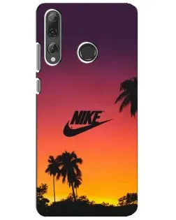 Чехол для Huawei P Smart Plus 2019 с картинкой «Nike на закате солнца» Чехол для Huawei P Smart Plus 2019 с картинкой «Nike на закате солнца»