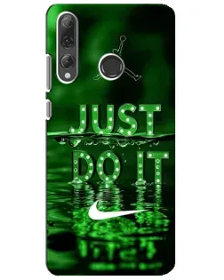 Чехол для Huawei P Smart Plus 2019 с картинкой «Зеленый неоновый Nike» Чехол для Huawei P Smart Plus 2019 с картинкой «Зеленый неоновый Nike»