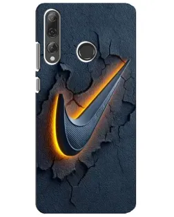 Чехол для Huawei P Smart Plus 2019 с картинкой «Объемный логотип Найк» Чехол для Huawei P Smart Plus 2019 с картинкой «Объемный логотип Найк»
