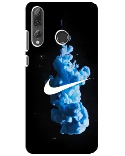 Чехол для Huawei P Smart Plus 2019 с картинкой «Nike и синий дым» Чехол для Huawei P Smart Plus 2019 с картинкой «Nike и синий дым»