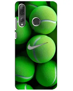 Чехол для Huawei P Smart Plus 2019 с картинкой «Теннисные мячи Найк» Чехол для Huawei P Smart Plus 2019 с картинкой «Теннисные мячи Найк»