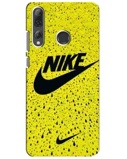 Чехол для Huawei P Smart Plus 2019 с картинкой «Желтый текстурный Nike» Чехол для Huawei P Smart Plus 2019 с картинкой «Желтый текстурный Nike»