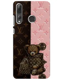Чехол для Huawei P Smart Plus 2019 с картинкой «Мишка в стиле LV»