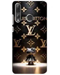 Чехол для Huawei P Smart Plus 2019 с картинкой «Монограмма с фигурой»