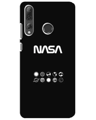 Чехол для Huawei P Smart Plus 2019 с картинкой «NASA — технический принт»