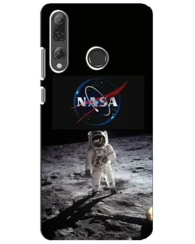 Чехол для Huawei P Smart Plus 2019 с картинкой «Астронавт на Луне»