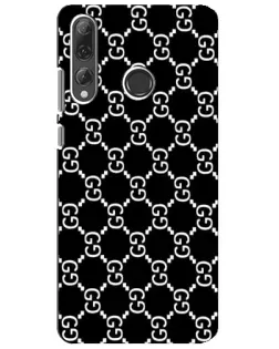 Чехол для Huawei P Smart Plus 2019 с картинкой «Gucci — сетчатый паттерн»