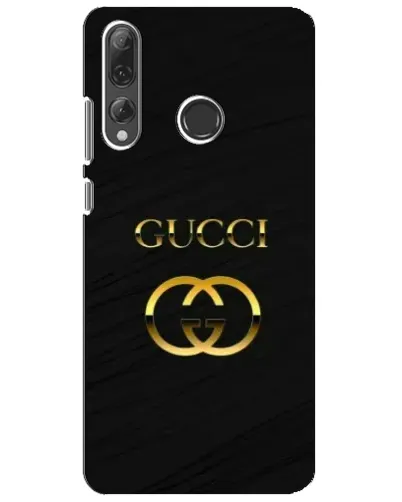 Чехол для Huawei P Smart Plus 2019 с картинкой «Золотой логотип Gucci»