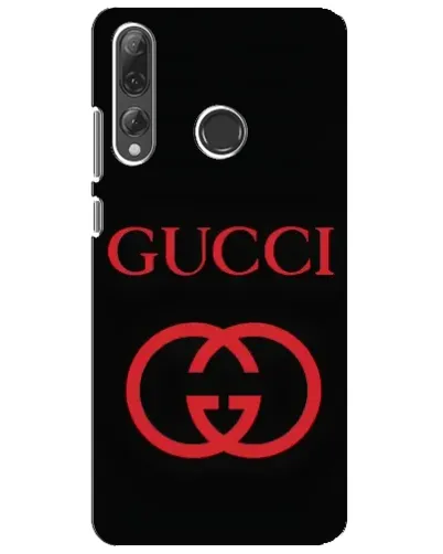 Чехол для Huawei P Smart Plus 2019 с картинкой «Gucci — красный логотип»