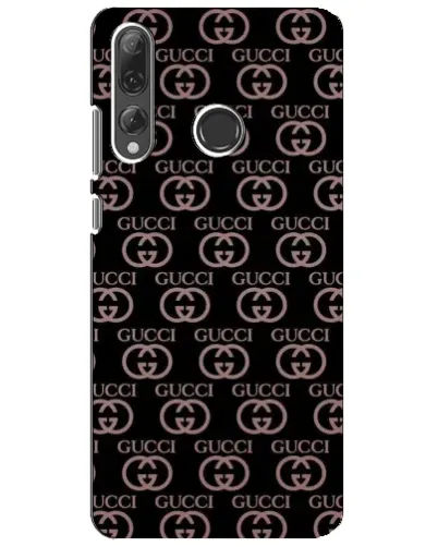 Чехол для Huawei P Smart Plus 2019 с картинкой «Классическая монограмма Gucci»